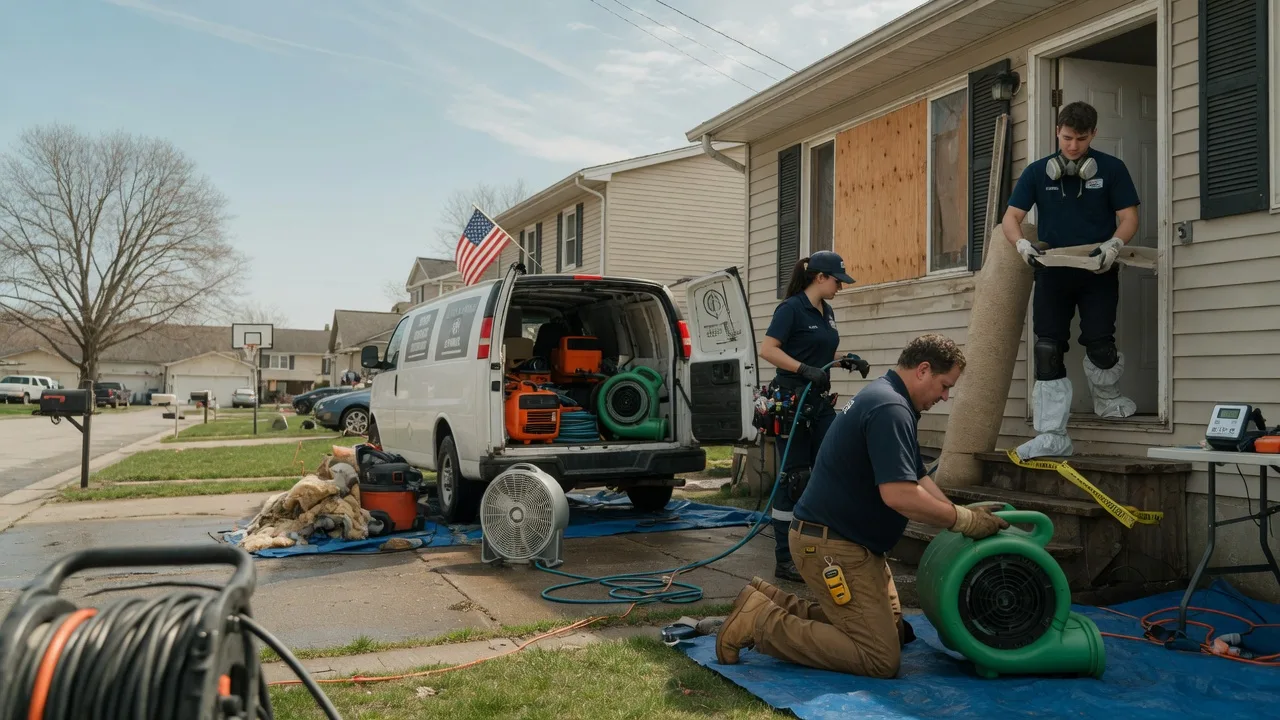 Water Damage Restoration in Dewey, IL near me